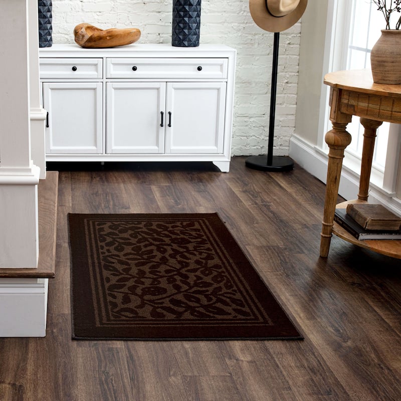 Mohawk Home Wellington Botanical Machine Washable Area Rug
