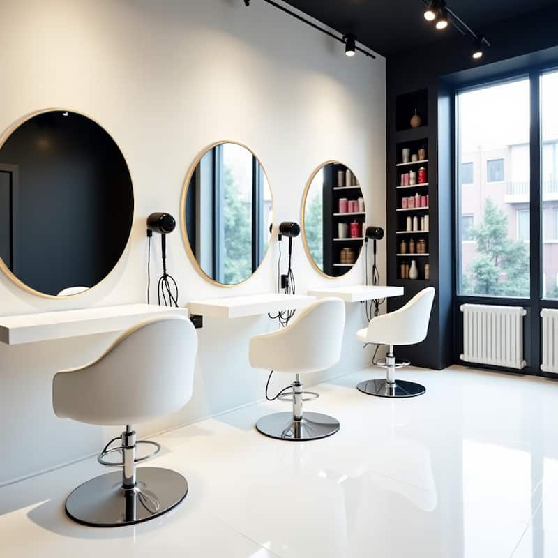 Modern Bathroom Wall Mounted Round Vanity Mirror