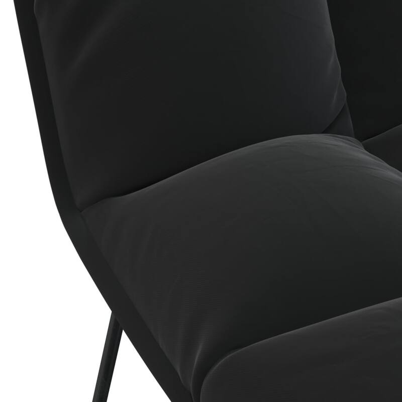 vidaXL Lounge Chair Padded Lounge Seat Accent Chair with Metal Frame Velvet
