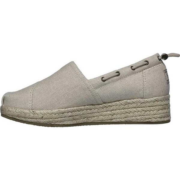 skechers bobs espadrille wedge slip-on