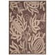 SAFAVIEH Courtyard Leatrice Indoor/ Outdoor Patio Backyard Rug