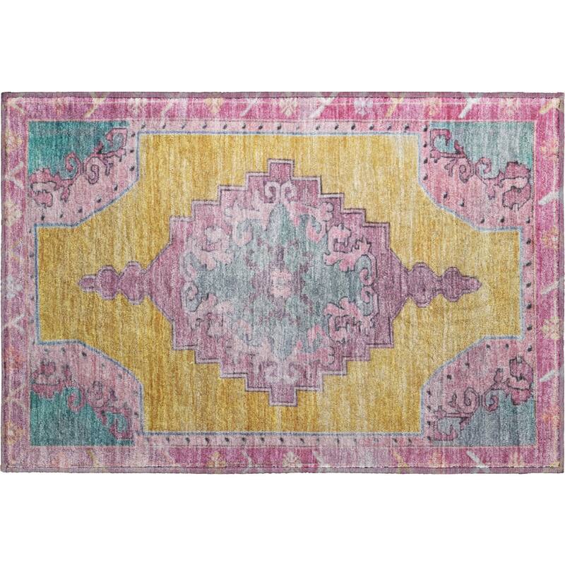 Premium Washable Super Soft Vintage Traditional Mayfield Rug