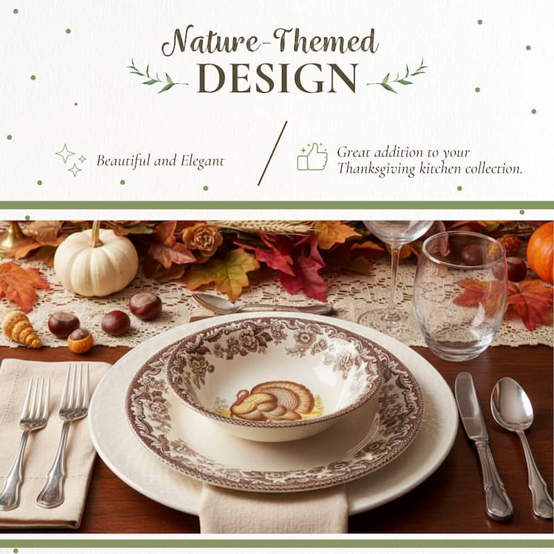 Spode Woodland Ascot Cereal Bowl