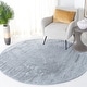 preview thumbnail 55 of 65, SAFAVIEH Faux Rabbit Washable Fur Teofila Solid Shag Rug