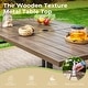 preview thumbnail 8 of 9, MAISON ARTS 7-Piece Outdoor Dining Set with 6 Textilene Chairs and U-Shaped Leg Table