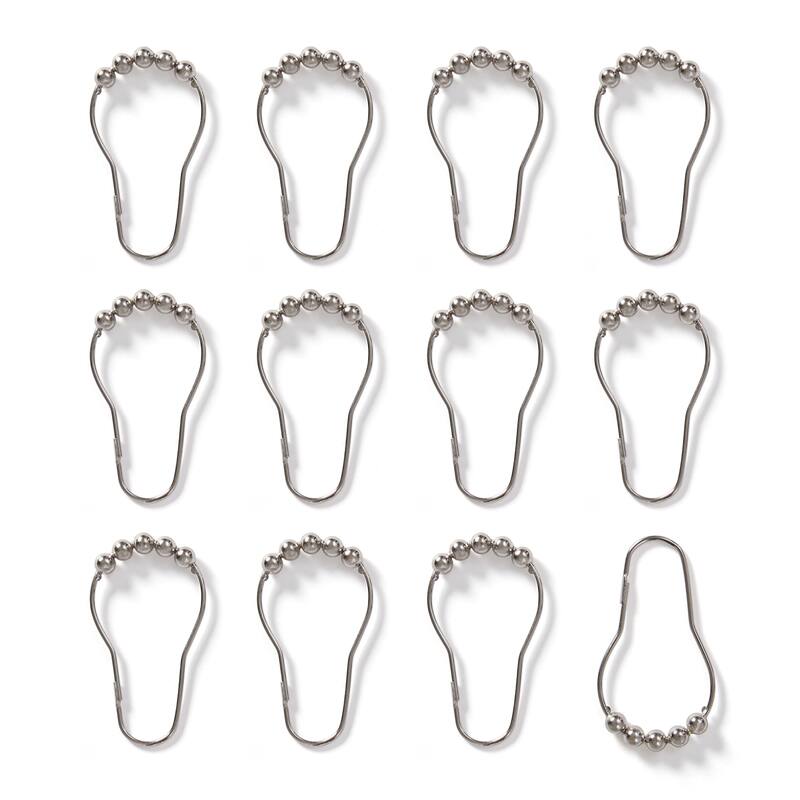 Juicy Couture 13-Piece Shower Curtain and Hooks Set