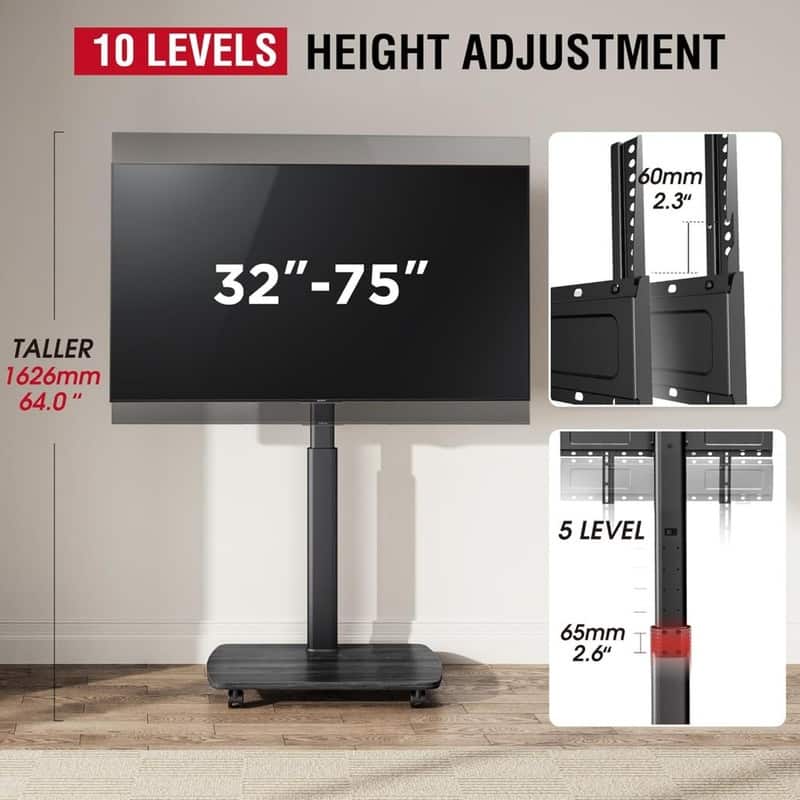 Rolling TV Stand