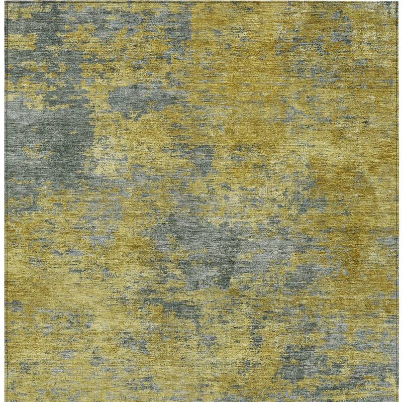 HomeRoots Abstract Transitional Rectangle Outdoor Rug