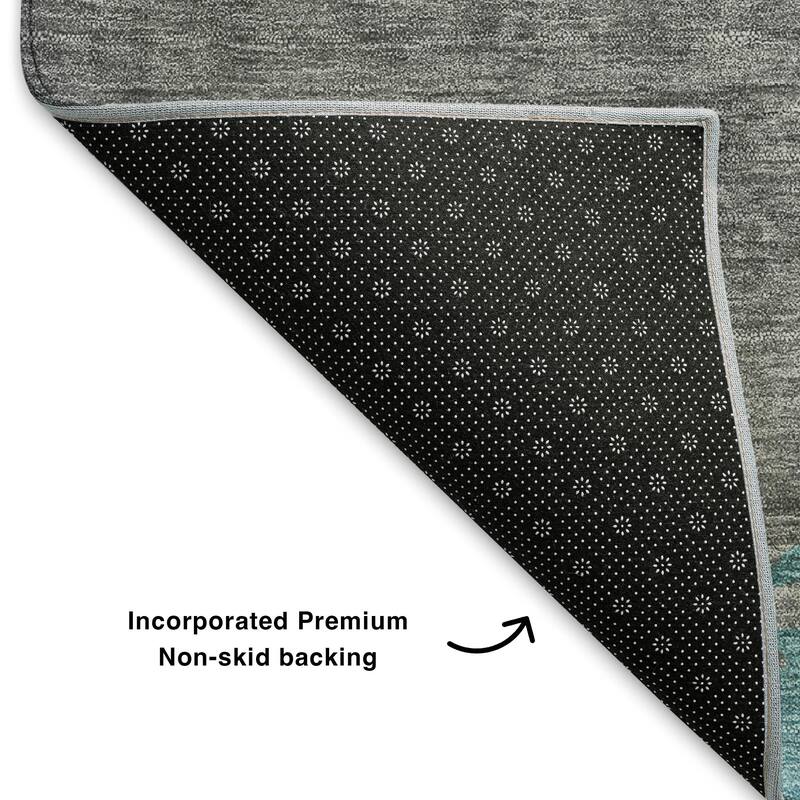 Premium Washable Super Soft Contemporary Ombre Mayfield Rug