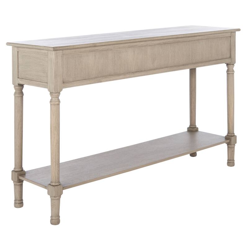 SAFAVIEH Macie 3-Drawer Console Table - 47.3" W x 13" L x 29.5" H - 47.3" W x 13" L x 29.5" H - 47Wx13Dx30H