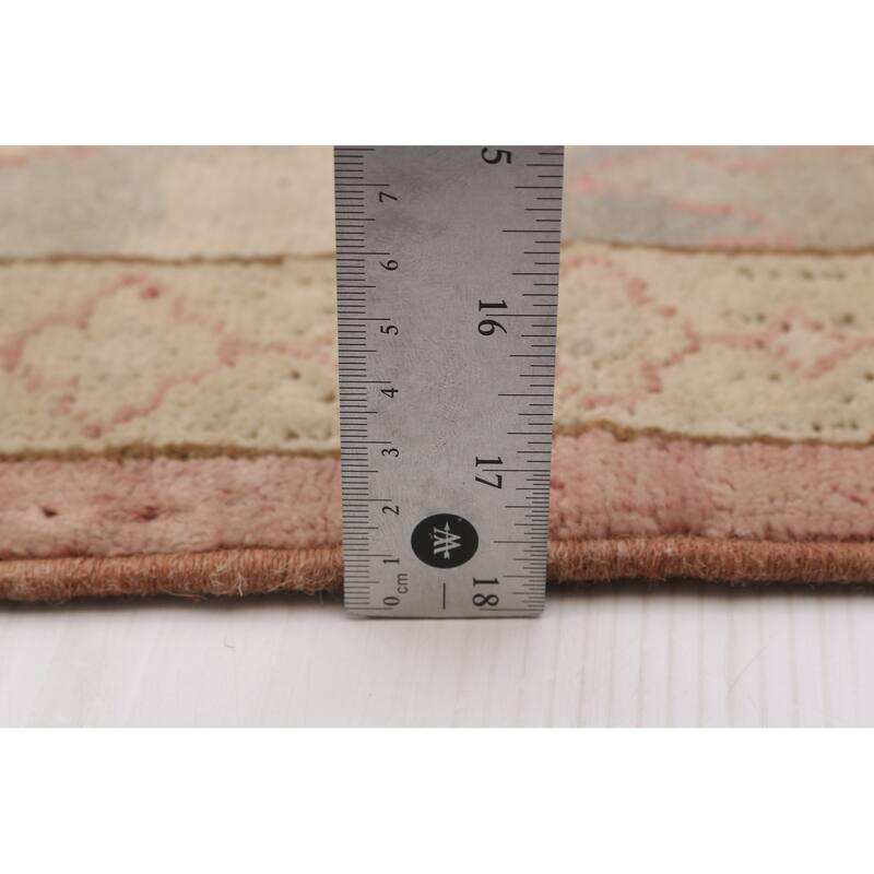 ECARPETGALLERY Hand-knotted Oushak Copper Wool Rug - 9'1 x 11'10