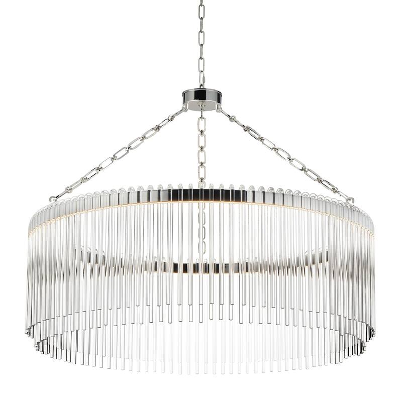 Maxim 38423CL Jolie 34" Wide LED Ring Chandelier - Polished Nickel