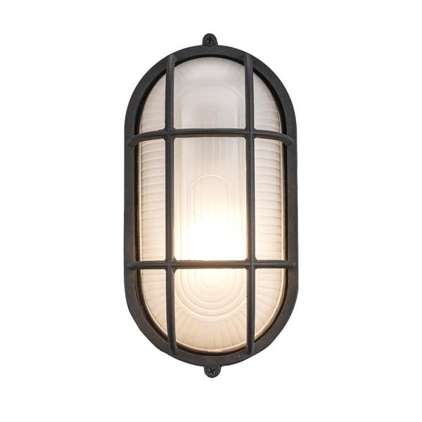 slide 2 of 12, Trans Globe Lighting Single Light Outdoor Medium Bulk Head from the