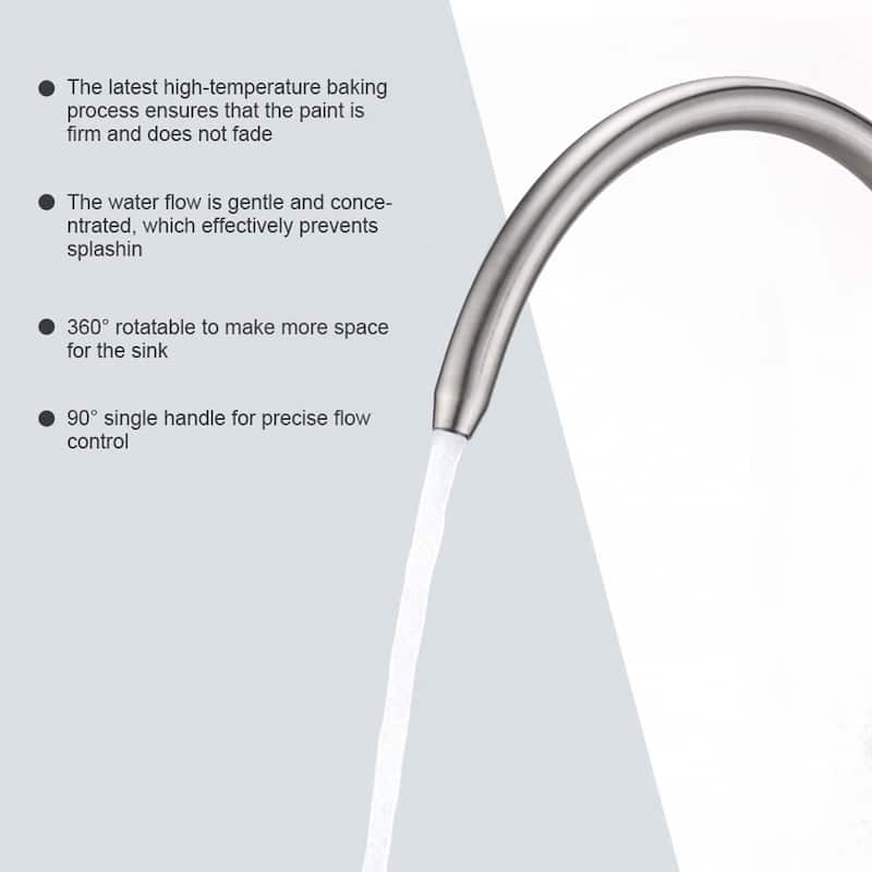 Kitchen Water Filter Faucet Lead-Free Drinking Water Faucet Stainless Steel Fits Reverse Osmosis Units, Water Filtration System