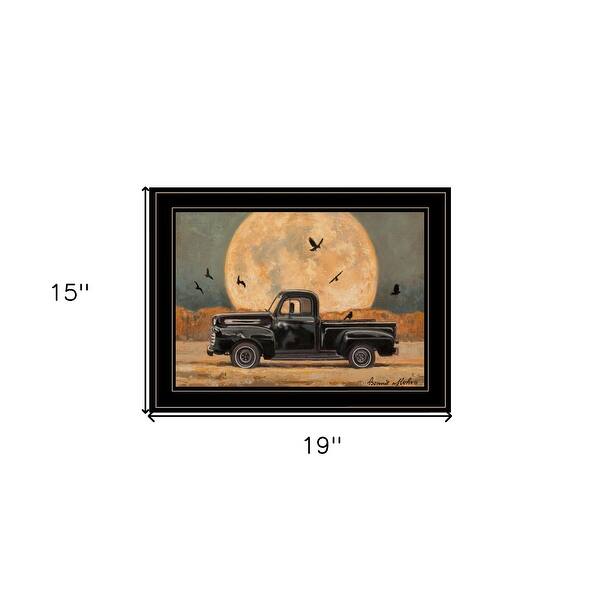 Harvest Moon 4 Black Framed Print Wall Art - Bed Bath & Beyond - 39738882