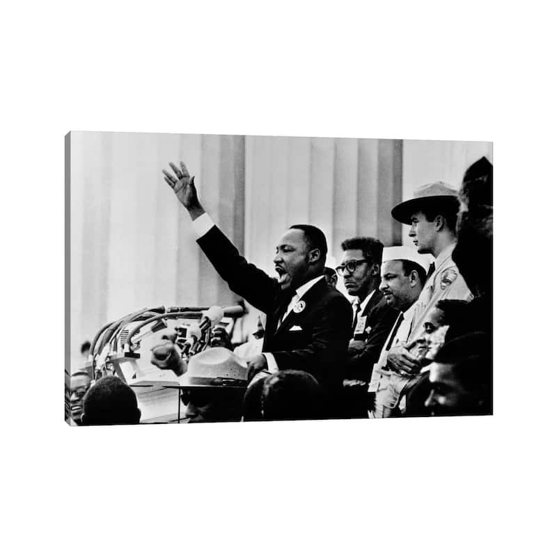 iCanvas "Martin Luther King "I HAVE A DREAM" Speech" by Unknown Artist Canvas Print