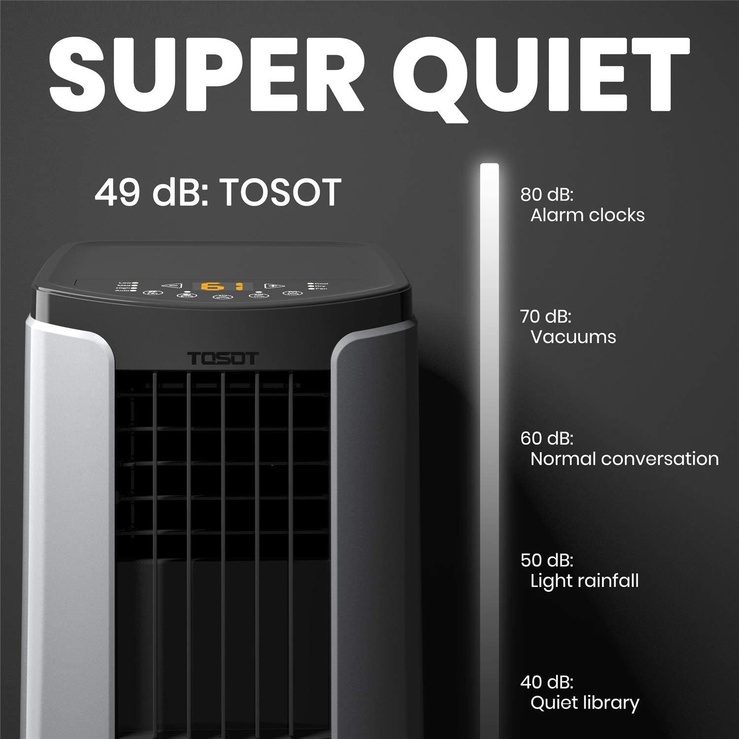 TOSOT 8 000 BTU Portable Air Conditioner Quiet Remote Control