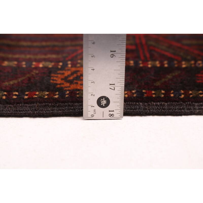 ECARPETGALLERY Hand-knotted Teimani Black, Brown Wool Rug - 3'7 x 6'3