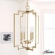 preview thumbnail 1 of 9, Hunter Zoanne 4-Light Modern Pendant Hanging Light - Island, Entry, Dining - Geometric, Contemporary, Candle, Transitional 21" - Alturas Gold