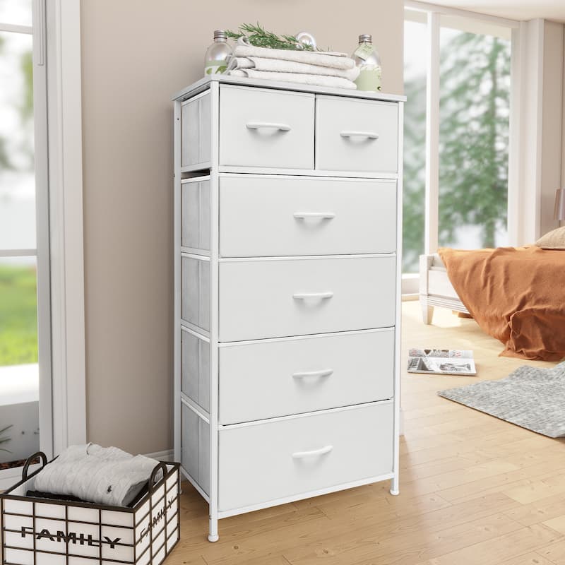 Pellebant 6 Drawers Vertical Dresser Storage Tower
