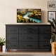 preview thumbnail 1 of 19, 10 Drawer Dressers for Bedroom Black