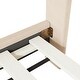 preview thumbnail 20 of 52, Bedroom Velvet Fabric Bed Frame with Classic Semi-circle Shaped Headboard and Metal Legs, Upholstered Platform Bed for Kids