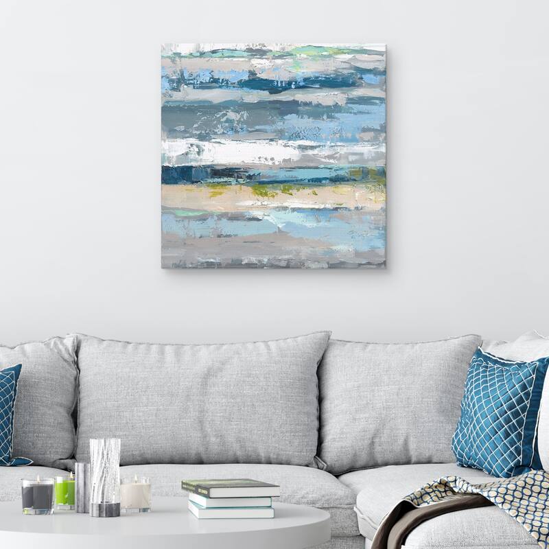 Stratis Blue Crop by Emily Williams Canvas Art Print