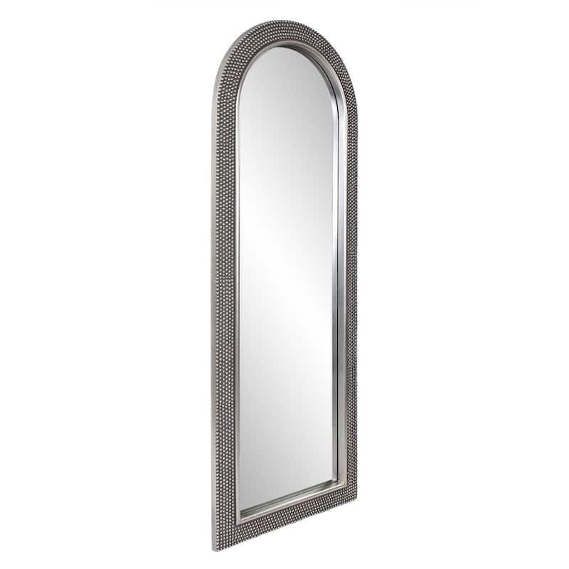 Allan Andrews Full Length Arched Mirror with Beaded Frame