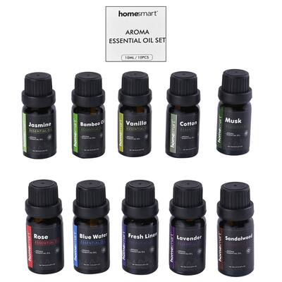 Set of 10 Essential Oil Lavender Vanilla Rose Blue Water Jasmine