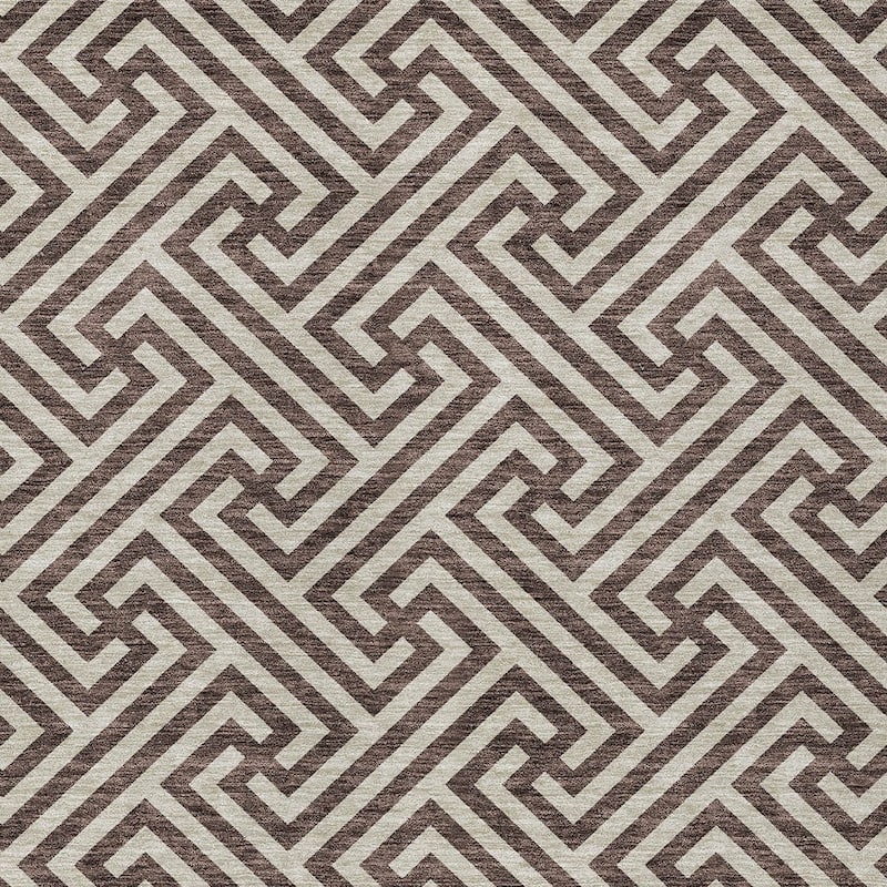 HomeRoots Geometric Transitional Rectangle Outdoor Rug