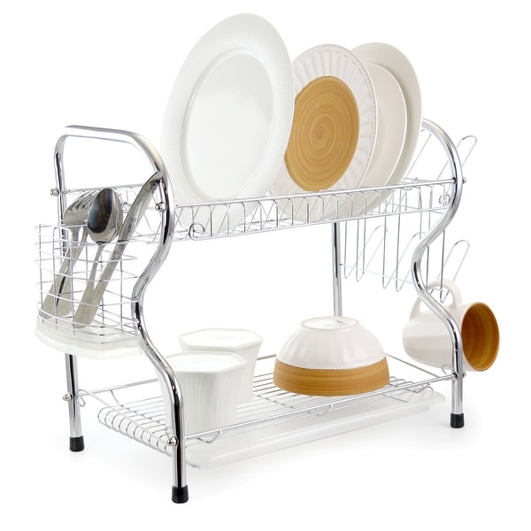 Elevated dish rack sales