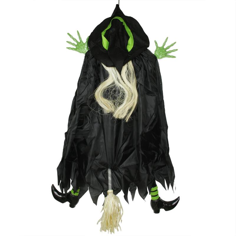 4.5' Crashed Wicked Witch Hanging Halloween Decoration