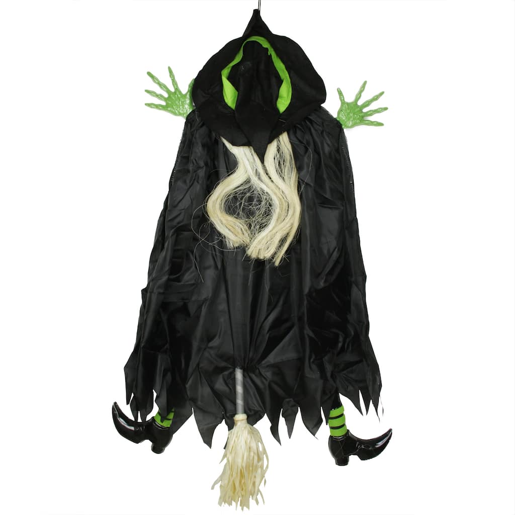 4.5' Crashed Wicked Witch Hanging Halloween Decoration