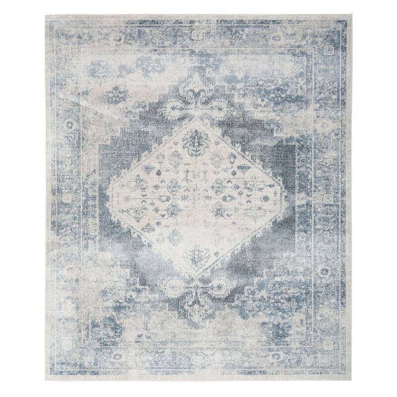 Seduc Power Loomed Distressed Area Rug By HomeRoots - 144' X '26' X '0.25