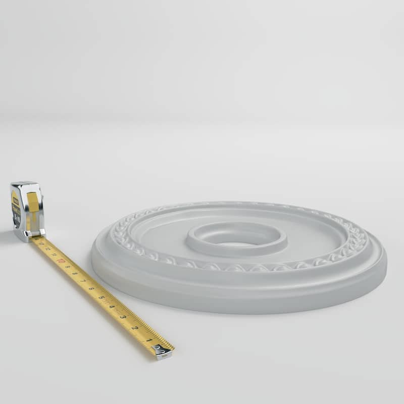 14 3/8"OD x 7/8"P Remy Ceiling Medallion - 14 3/8"OD x 7/8"P