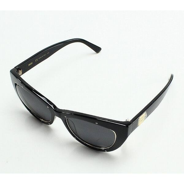 Shop Mcm Black Gold Trim Studded Cat Eye Designer Women S