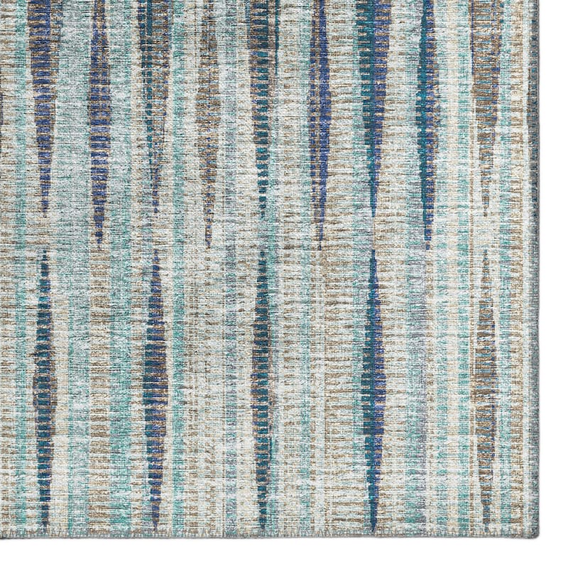 Indoor/Outdoor Waverly Modern Stripes Washable Rug