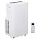 preview thumbnail 2 of 6, HOMCOM 12000 BTU Portable Air Conditioner with Cooling, Dehumidifying, Ventilating Function, White - 17.75''x14.25''x29.75''