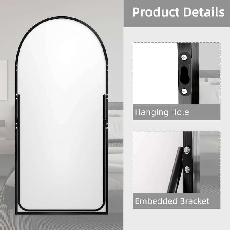Arched Mirror Modern Full-length Mirror Floor Mirror - 75*38
