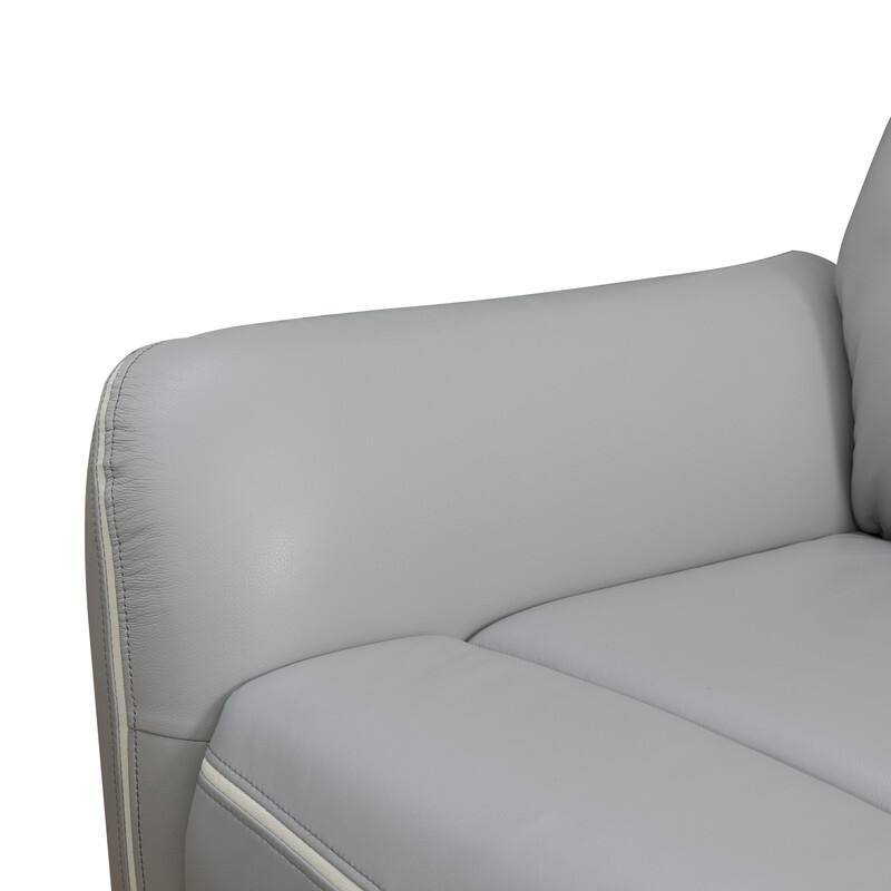 Versatile Grey Smart Sofa with Adjustable Reclining, USB Charging, and Hidden Storage