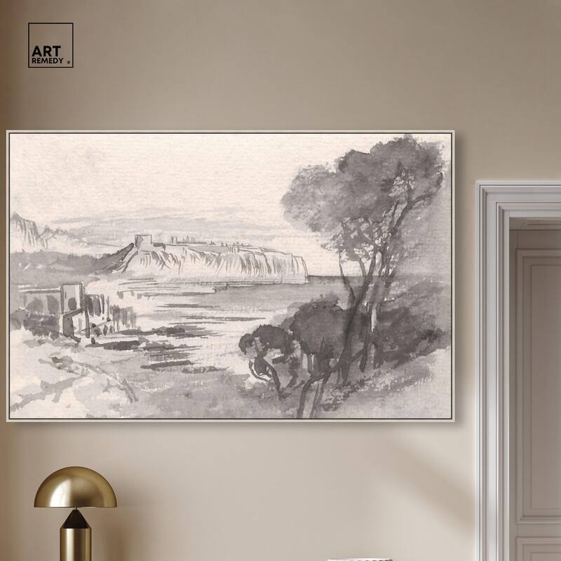 View across a Monaco Canvas by Art Remedy