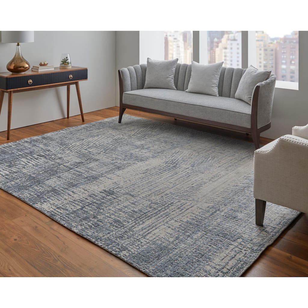 Grand Bazaar Kinton Hand Woven Abstract Modern Area Rug