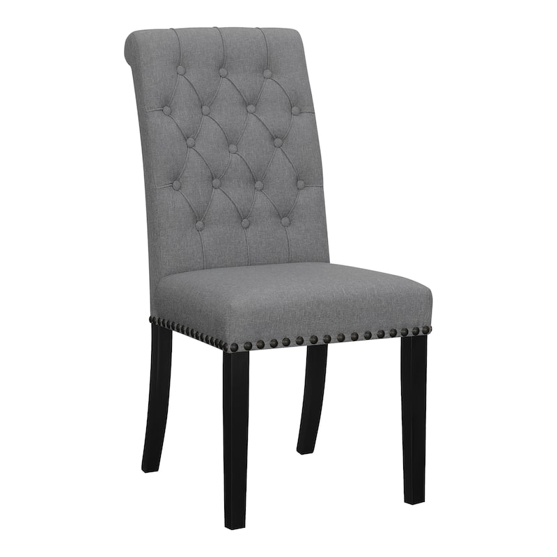 Belinda 5-piece Round Dining Set with Upholstered Chairs