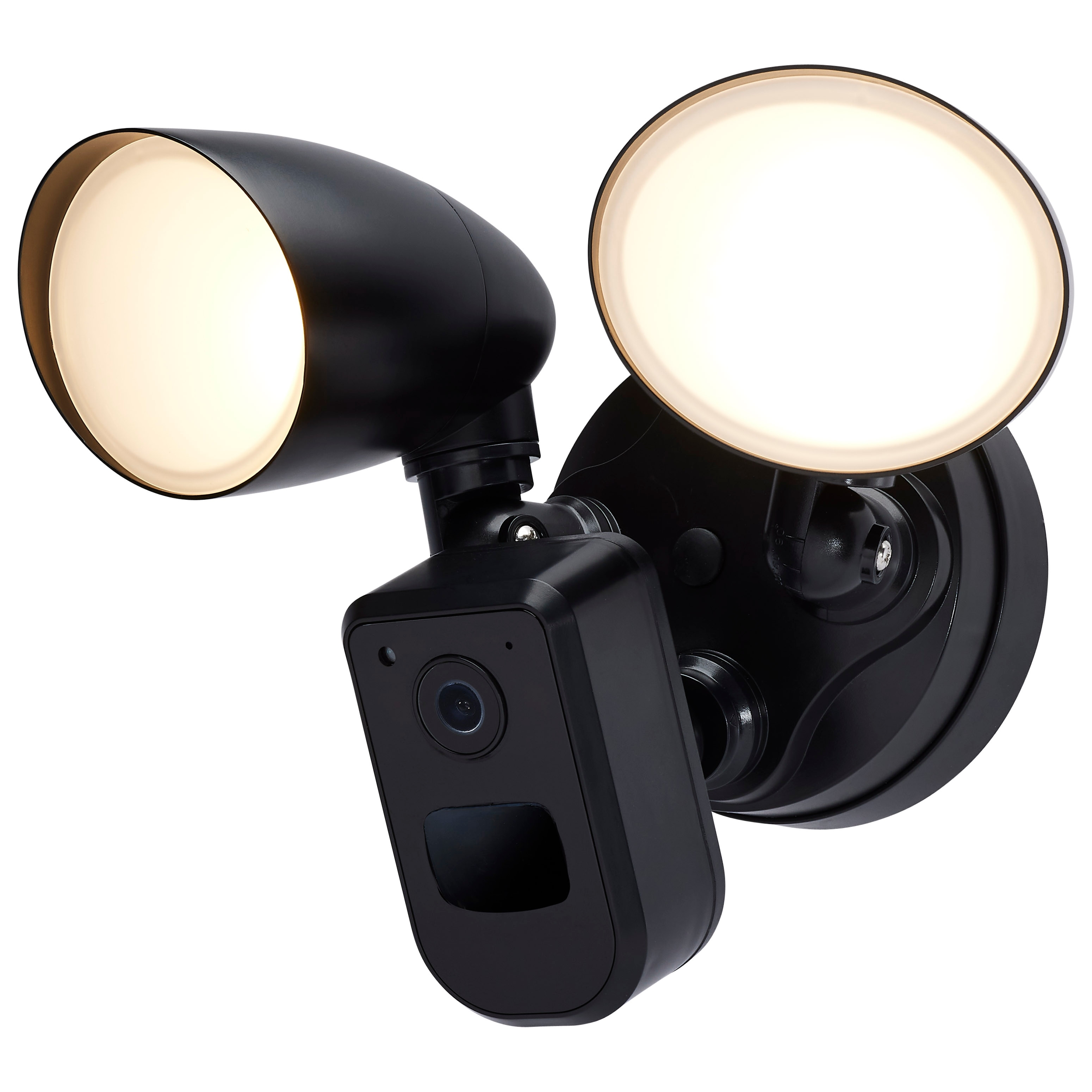 20W Bullet Outdoor Smart Security Light with Camera Starfish Enabled 3K 4K 5K CCT Selectable Black