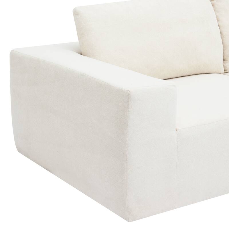 5 Pieces Sectional Sofa Set, Modular Sectional Sofa Convertible Sleeper Sofa Bed for Living Room, Free Combination Floor Couch