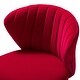 preview thumbnail 18 of 75, HULALA HOME Upholstered Premium Velvet Tufted Dining Chair with Small Base Set of 2