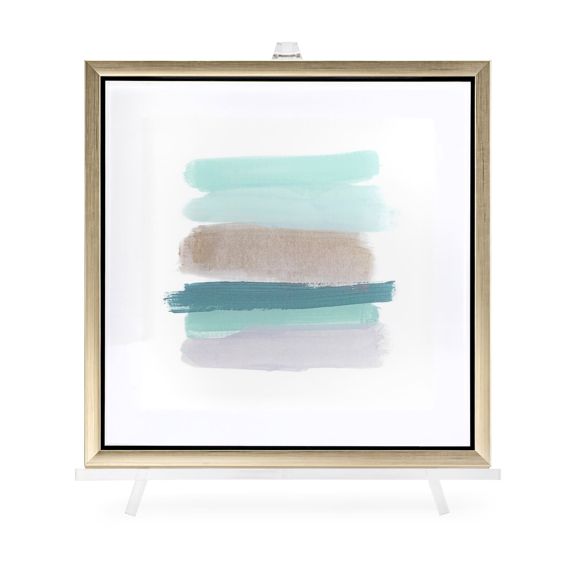 Shop Imax Home 60219 17 X 17 Blue Line Framed Giclee