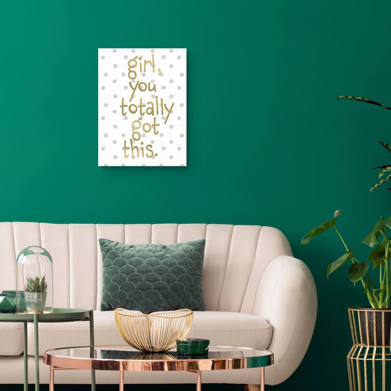 Girl You Got This Canvas Art Print