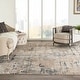 preview thumbnail 25 of 72, Nourison Concerto Modern Abstract Distressed Area Rug 6'7" x 9'6" - Grey/Beige
