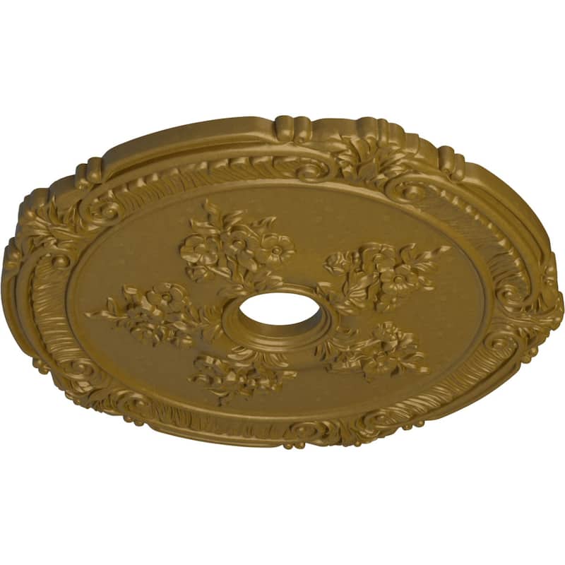 26"OD x 3 3/4"ID x 1 1/2"P Attica with Rose Ceiling Medallion